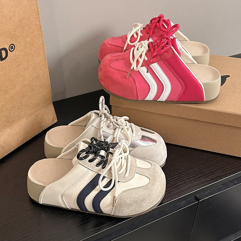 Damen modische Sneakers mit innovativem Schnürsystem und atmungsaktivem Obermaterial EB