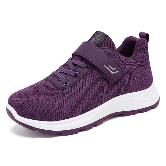 Damen Sportliche Laufschuhe mit flexiblem Klettverschluss und atmungsaktivem Obermaterial EB