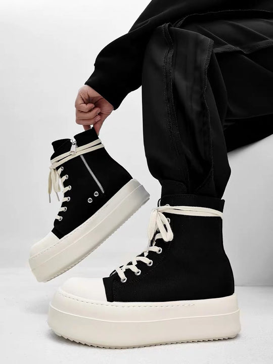 Damen modische High-Top Sneakers mit Plateau EB