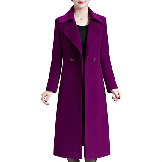 Damen Eleganter langer Mantel EB