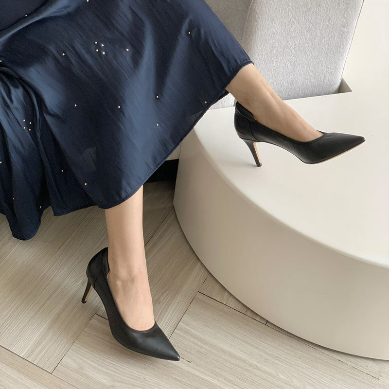 Damen Elegante Pumps mit spitz zulaufender Silhouette EB