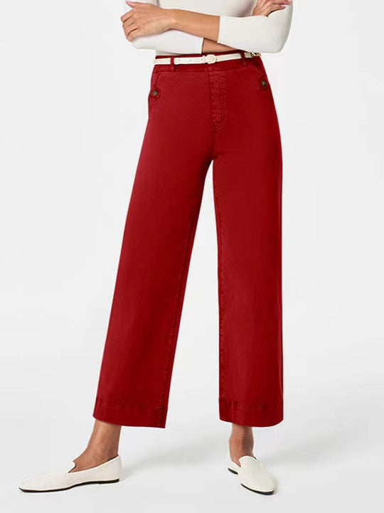 Damen weite Baumwollhose EB