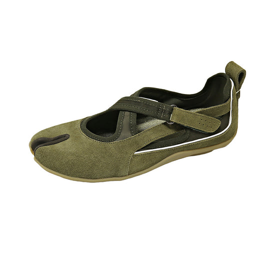 Damen Sportliche Ballerinas mit flexiblem Riemchen und atmungsaktivem Obermaterial EB
