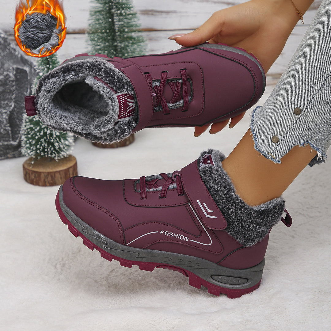 Damen Winterstiefel mit Warmfutter und rutschfester Sohle EB