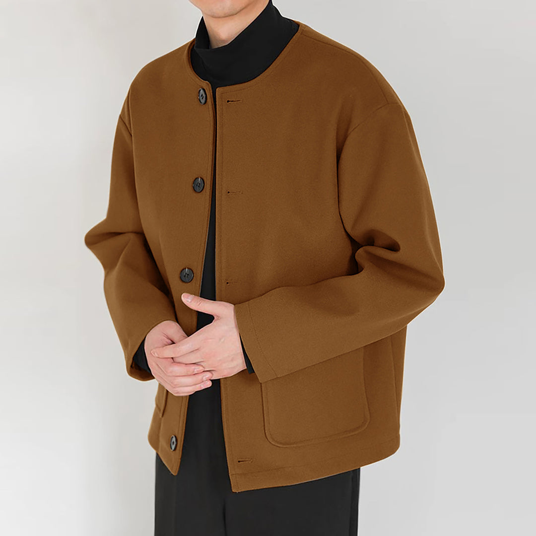 Damen Übergangsjacke mit praktischen Taschen und Knopfverschluss EB