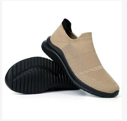 Damen Atmungsaktive Slip-On Sneakers mit flexiblem Obermaterial EB