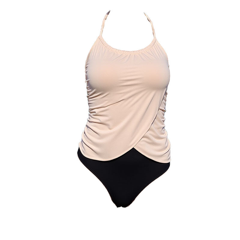 Damen Tankini mit raffiniertem Wickeldesign EB