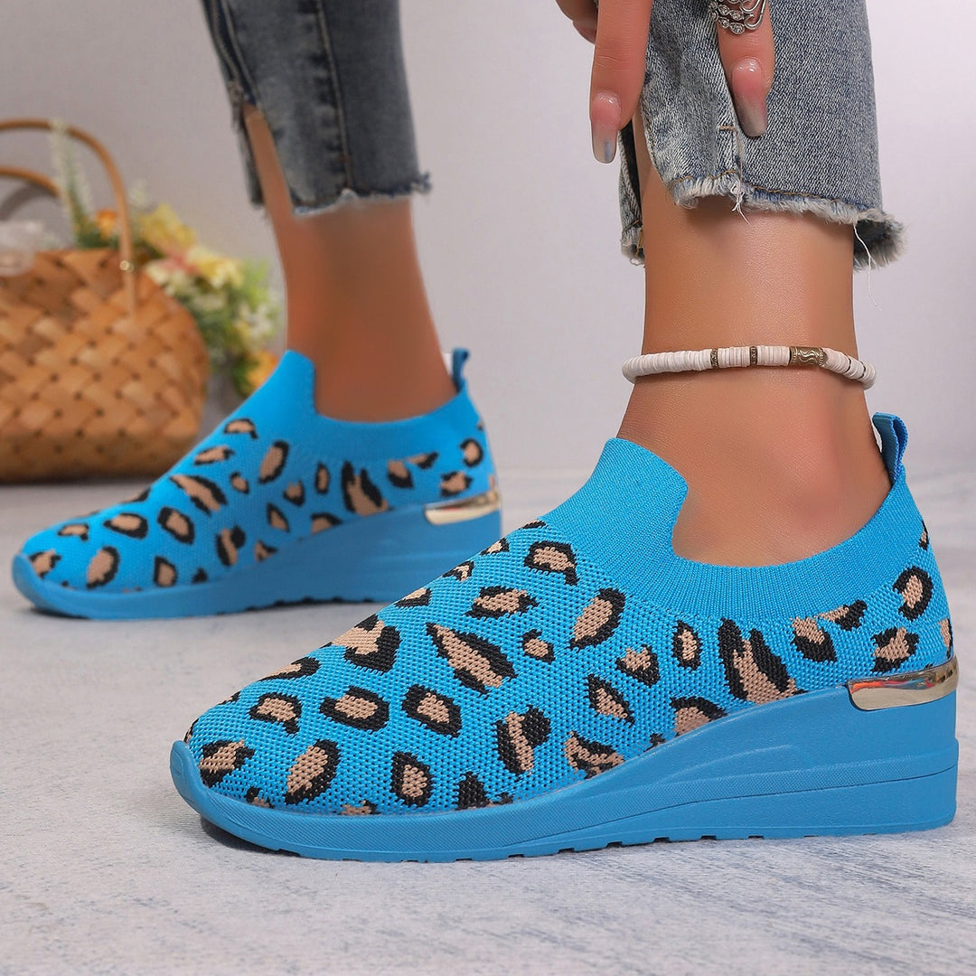 Damen atmungsaktive Slip-On Sneakers mit komfortabler Dämpfung EB