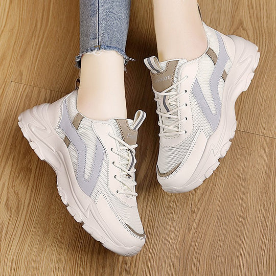 Damen modische Sneakers mit atmungsaktiven Eigenschaften und rutschfester Sohle EB