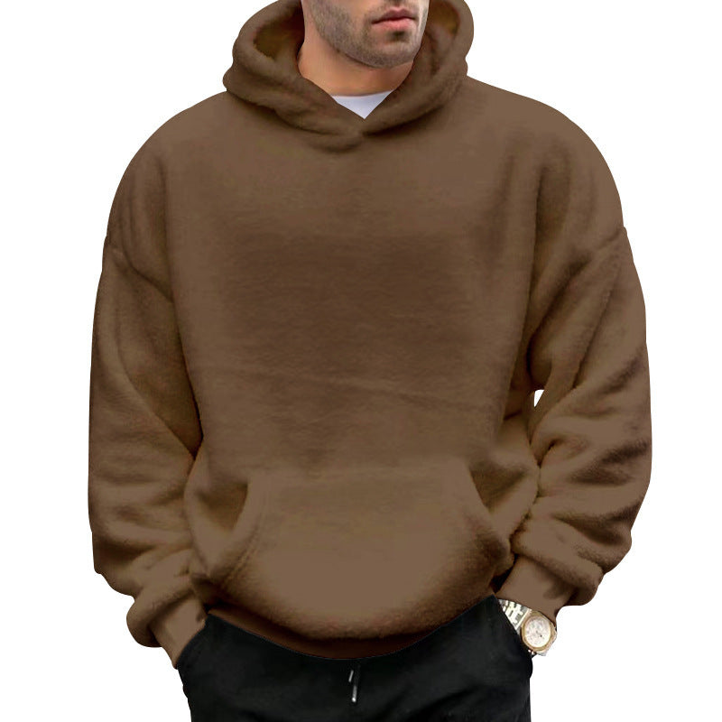Herren bequemer Oversized Kapuzenpullover EB