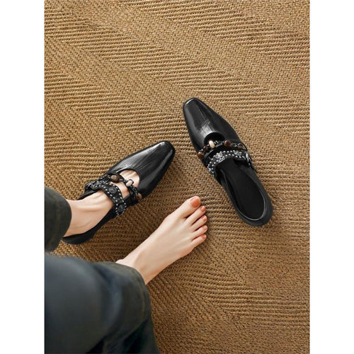 Damen elegante Quasten-Slipper EB