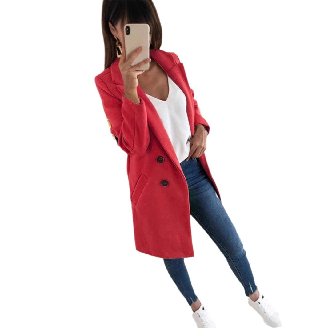 Damen Blazer im doppelten Knopfdesign EB