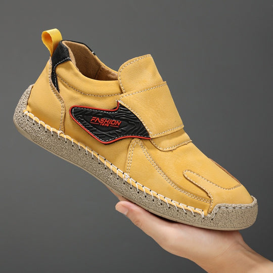 Herren Bequeme und modische Freizeitschuhe mit Klettverschluss EB