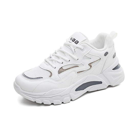 Damen Sportliche Sneaker mit atmungsaktiver Mesh-Oberfläche und stoßdämpfender Sohle EB