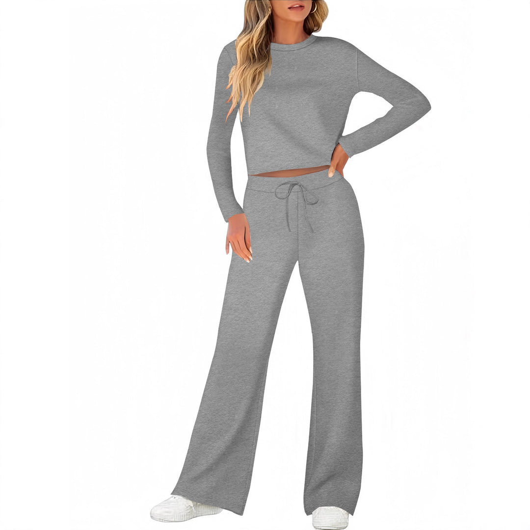 Damen Bequemes Lounge-Set mit weitem Schnitt und langem Arm EB
