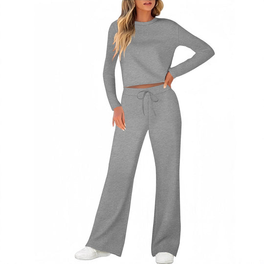 Damen Bequemes Lounge-Set mit weitem Schnitt und langem Arm EB