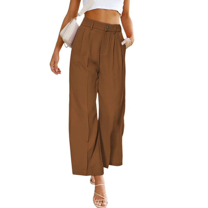 Damen Weite Hochspringhose mit elegantem Faltenwurf EB