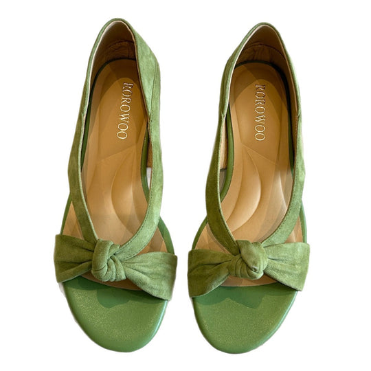 Damen Sandalen mit modischem Knoten-Design und komfortablem Fußbett EB