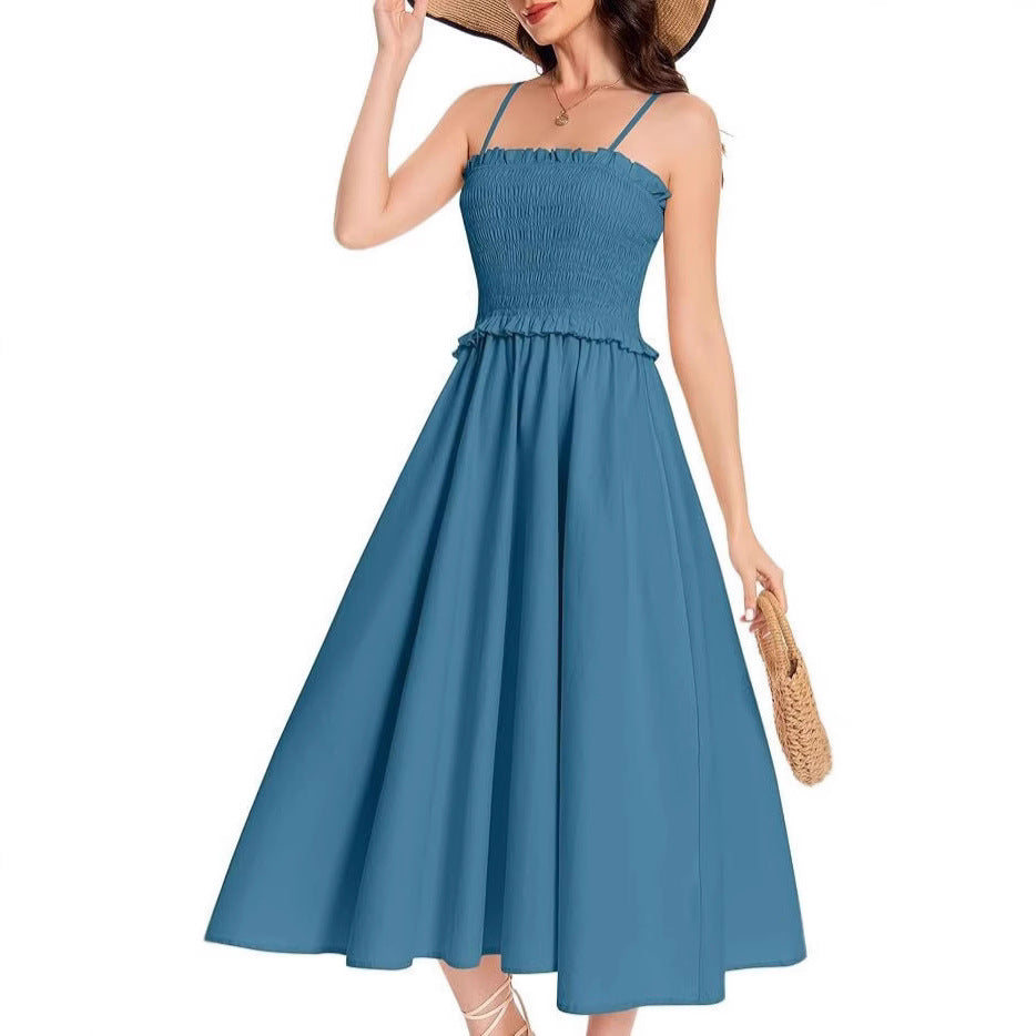 Damen Maxikleid mit schmeichelhaftem Taillendesign EB