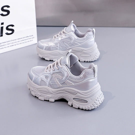 Damen Leichte Lauf-Sneaker mit luftdurchlässiger Mesh-Oberfläche und dämpfender Sohle EB