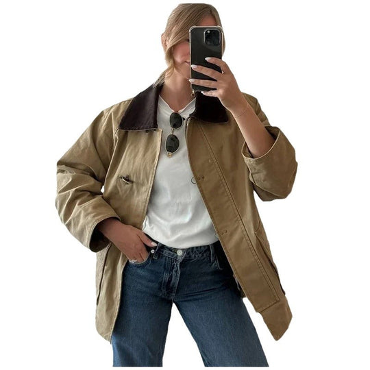 Damen Komfortable Baumwolljacke EB