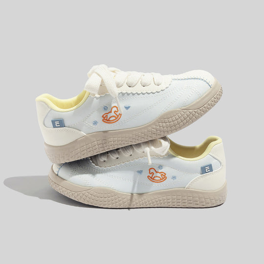 Damen Modische Sneakers mit verspieltem Entenmotiv und komfortabler Dämpfung EB