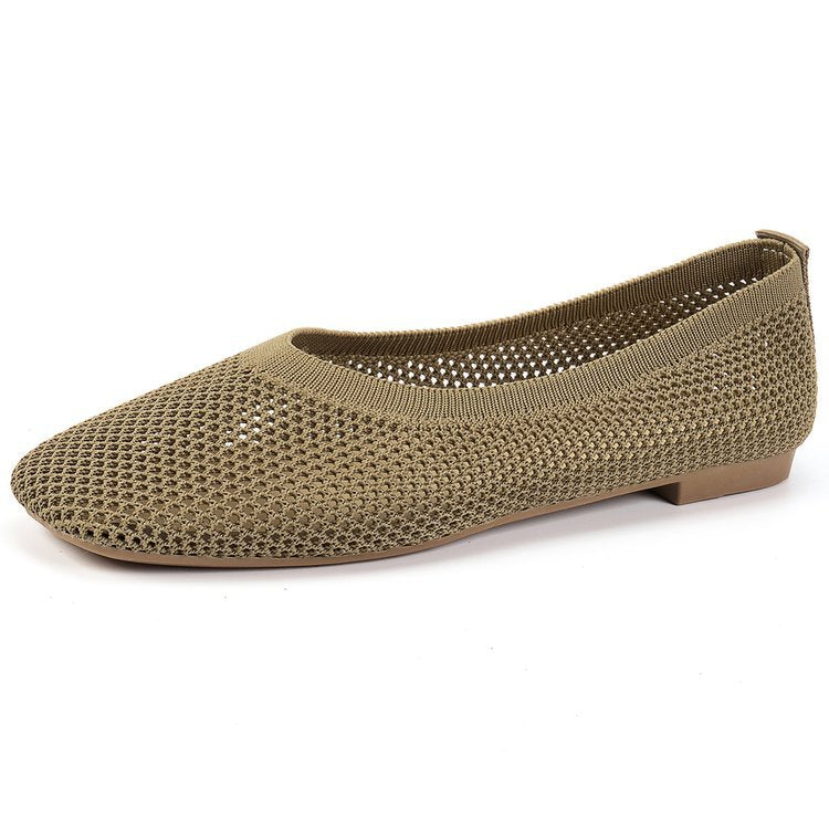 Damen atmungsaktive Flatschuhe mit luftiger Struktur EB