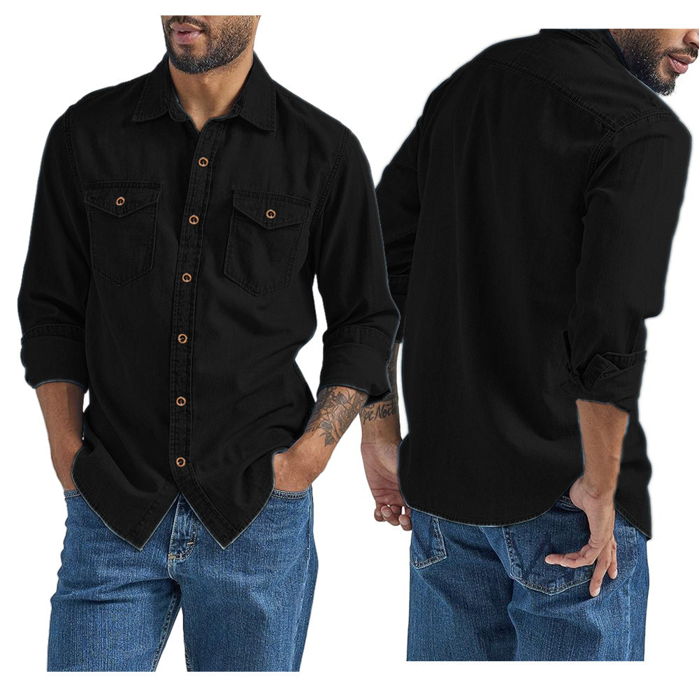 Herren Hemd mit vielseitigen Brusttaschen EB