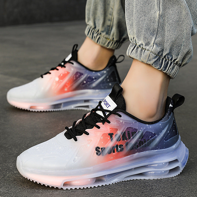 Damen Sportliche Air-Flow Sneakers mit atmungsaktivem Mesh-Obermaterial EB