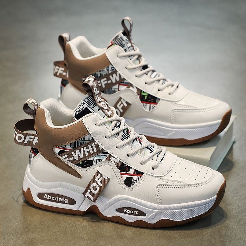 Damen Modische Hoch-Top Sneakers mit innovativem Design und dämpfendem Profil EB