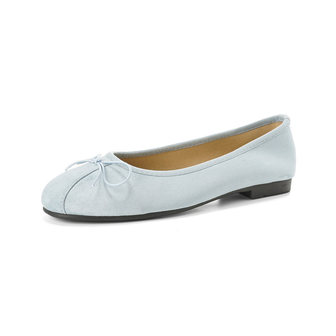 Damen Ballerina-Schuhe mit modischem Schleifenakzent und weichem Obermaterial EB