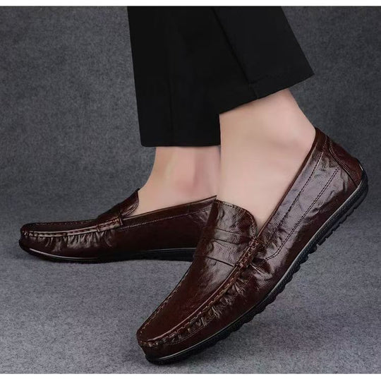Herren Mokassins mit eleganter Nerzprägung EB