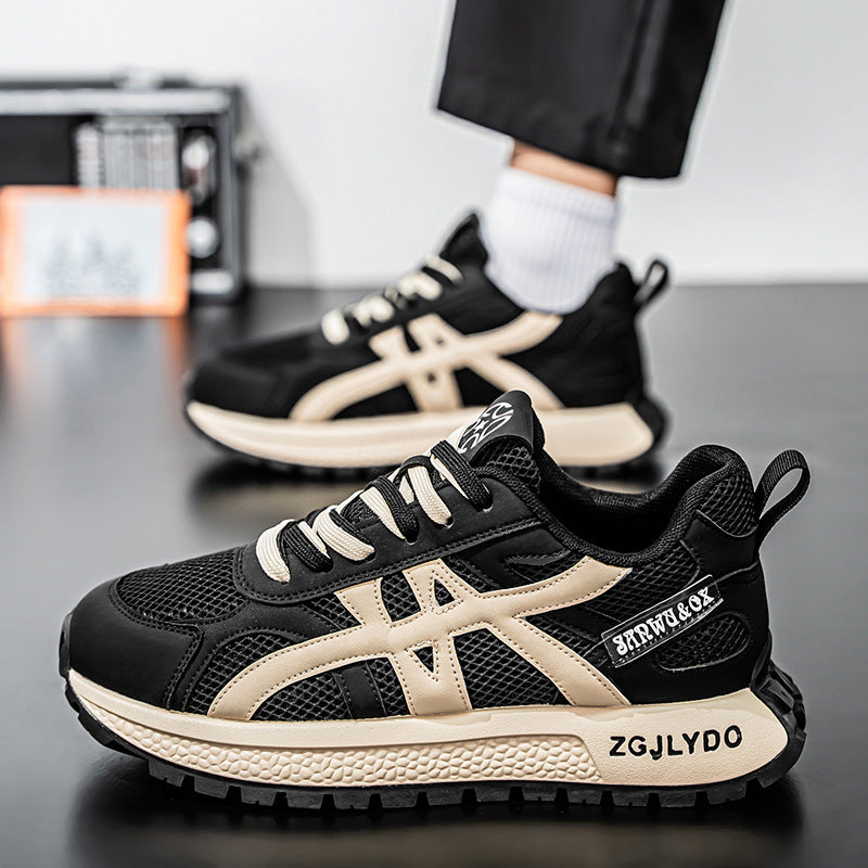 Damen Sportliche Sneakers mit atmungsaktiver Mesh-Oberfläche und rutschfester Sohle EB