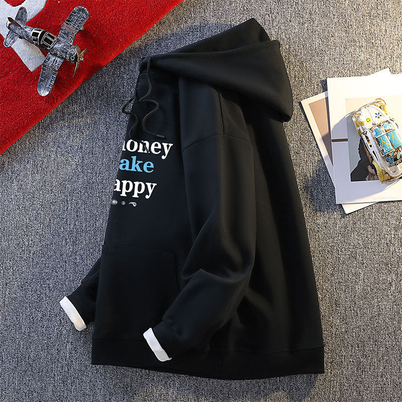Damen Kapuzenpullover mit inspirierendem Print und lässigem Schnitt EB