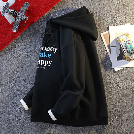 Damen Kapuzenpullover mit inspirierendem Print und lässigem Schnitt EB