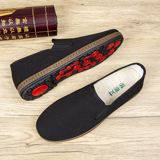 Damen klassische Slip-On Slipper aus elastischem Material EB