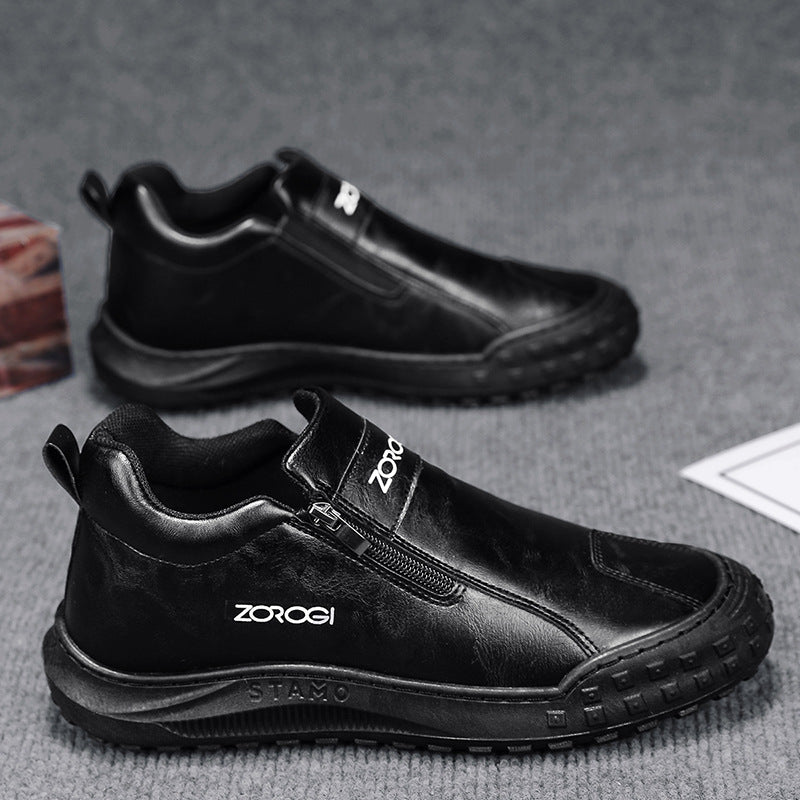 Damen Trendige Slip-On Sneakers mit wasserdichter Beschichtung und atmungsaktiver Innenausstattung EB