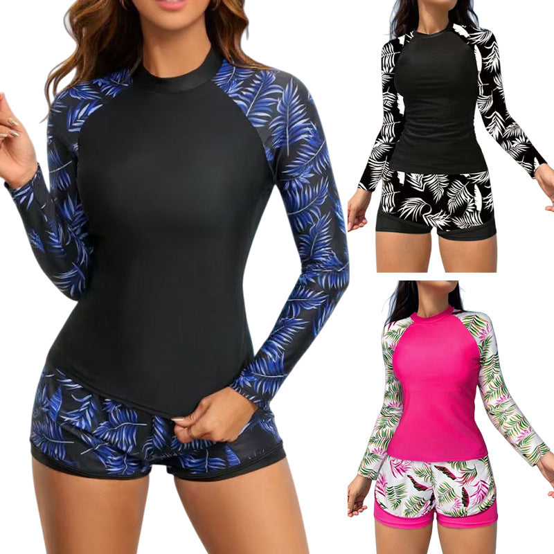 Damen Surf-Langarmshirt mit Shorts EB