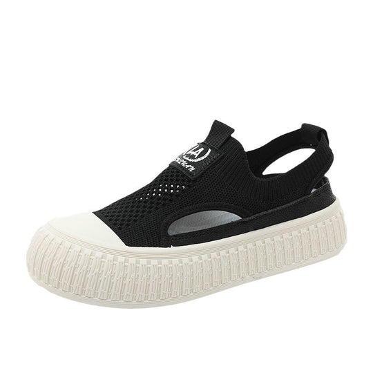 Damen Atmungsaktive Sommer-Slipper mit elastischem Einstieg und rutschfester Sohle EB