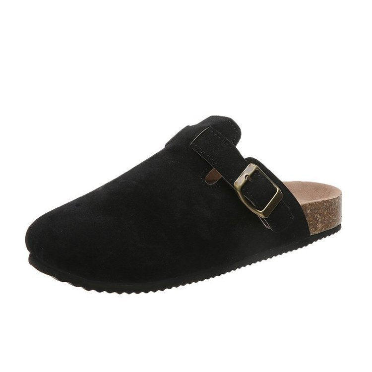 Damen Bequeme Clogs mit verstellbarem Riemen und ergonomischer Sohle EB