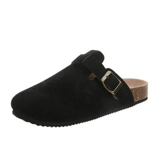 Damen Bequeme Clogs mit verstellbarem Riemen und ergonomischer Sohle EB