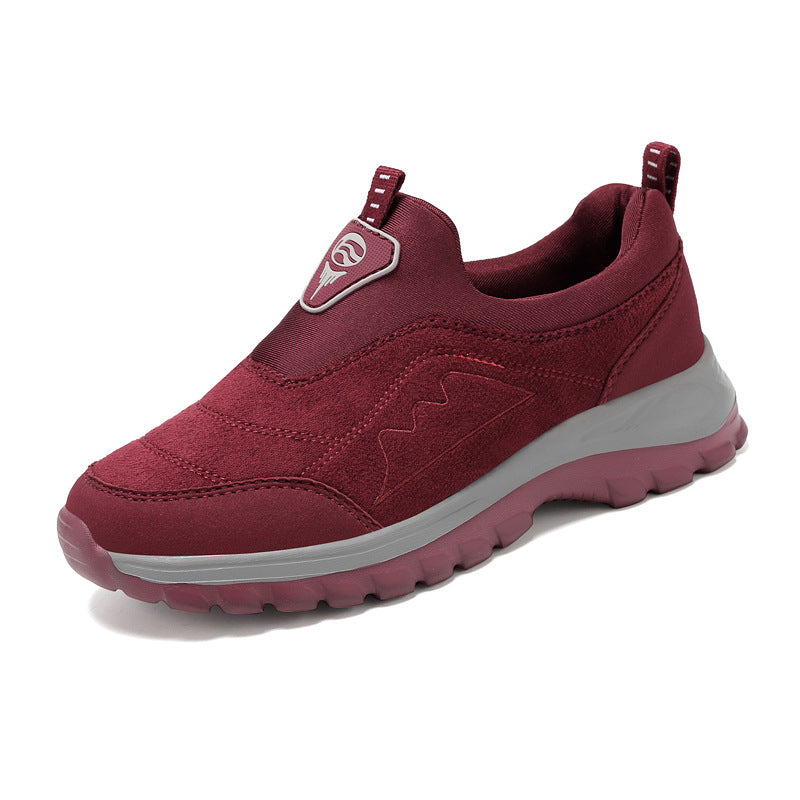 Damen Leichte und flexible Sport-Sneaker mit elastischem Einstieg EB