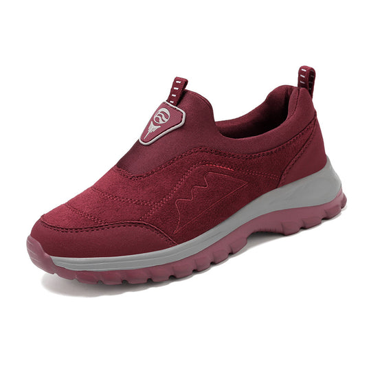 Damen Leichte und flexible Sport-Sneaker mit elastischem Einstieg EB