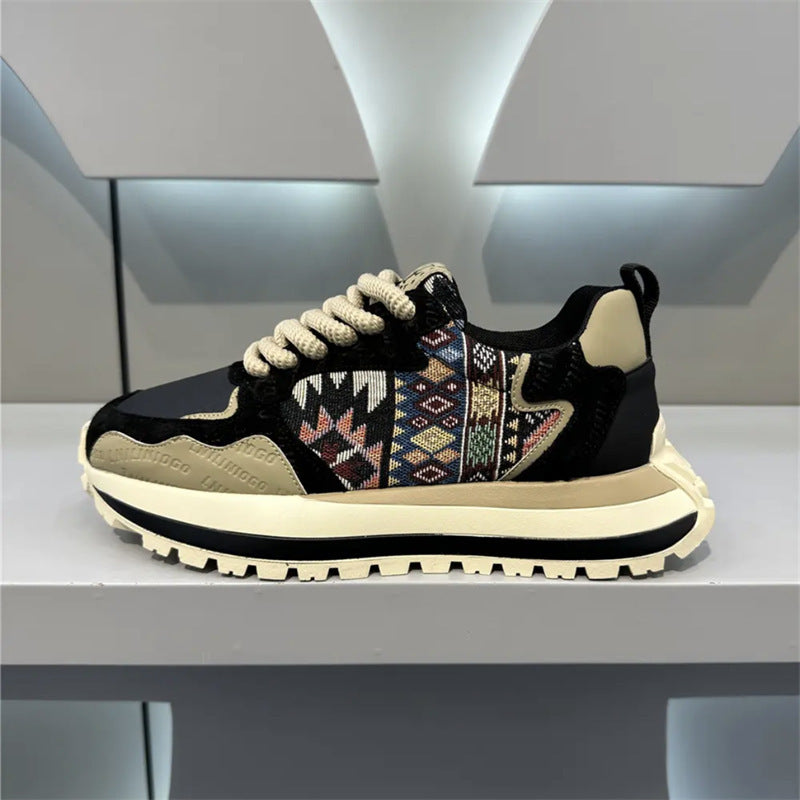Damen Sportliche Lauf-Sneaker mit Muster EB