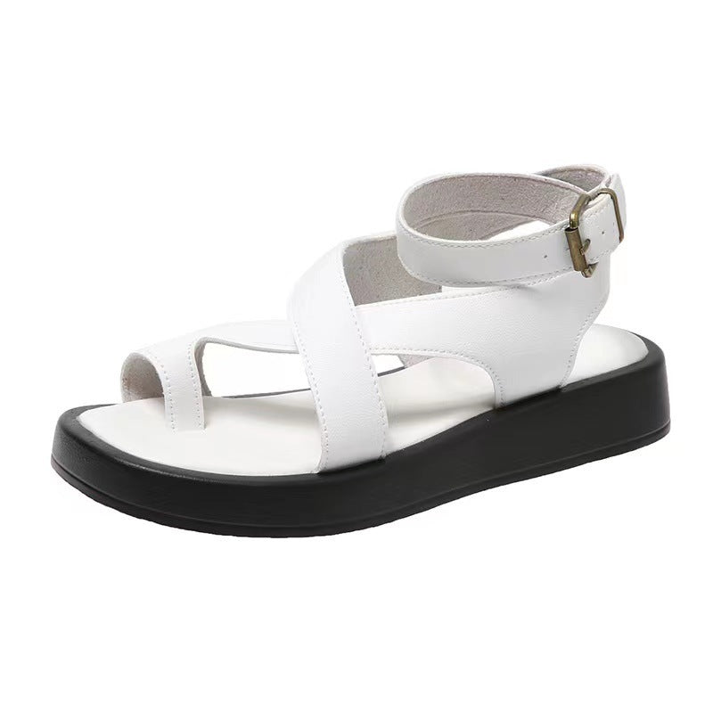 Damen komfortable Riemensandalen mit verstellbarem Riemendesign und ergonomischer Sohle EB