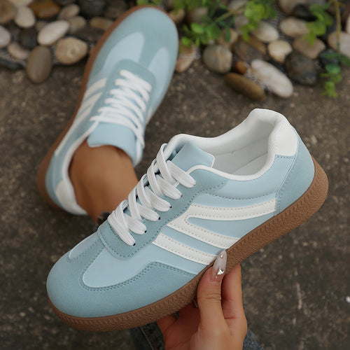 Damen Sportliche Freizeitsneaker mit rutschfester Sohle und atmungsaktivem Obermaterial EB