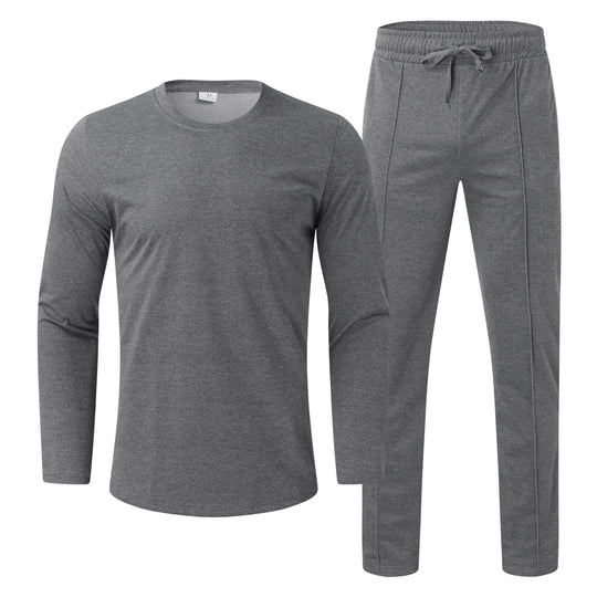 Herren Funktionales Langarmshirt und bequeme Jogginghose Set EB