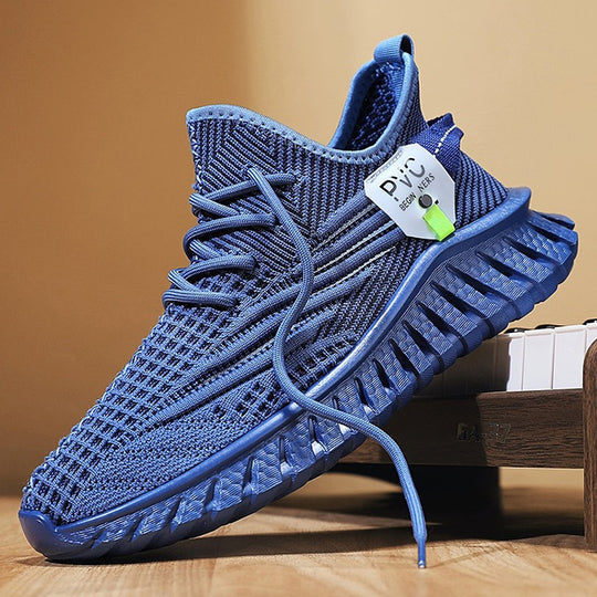 Damen Sportliche Leichtgewicht Sneakers mit atmungsaktivem Obermaterial und rutschfester Sohle EB
