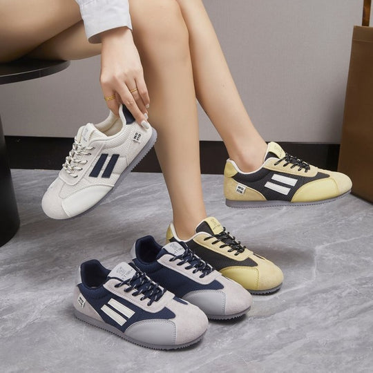 Damen Sportliche Freizeitschuhe mit rutschfester Laufsohle und atmungsaktivem Mesh-Heel EB
