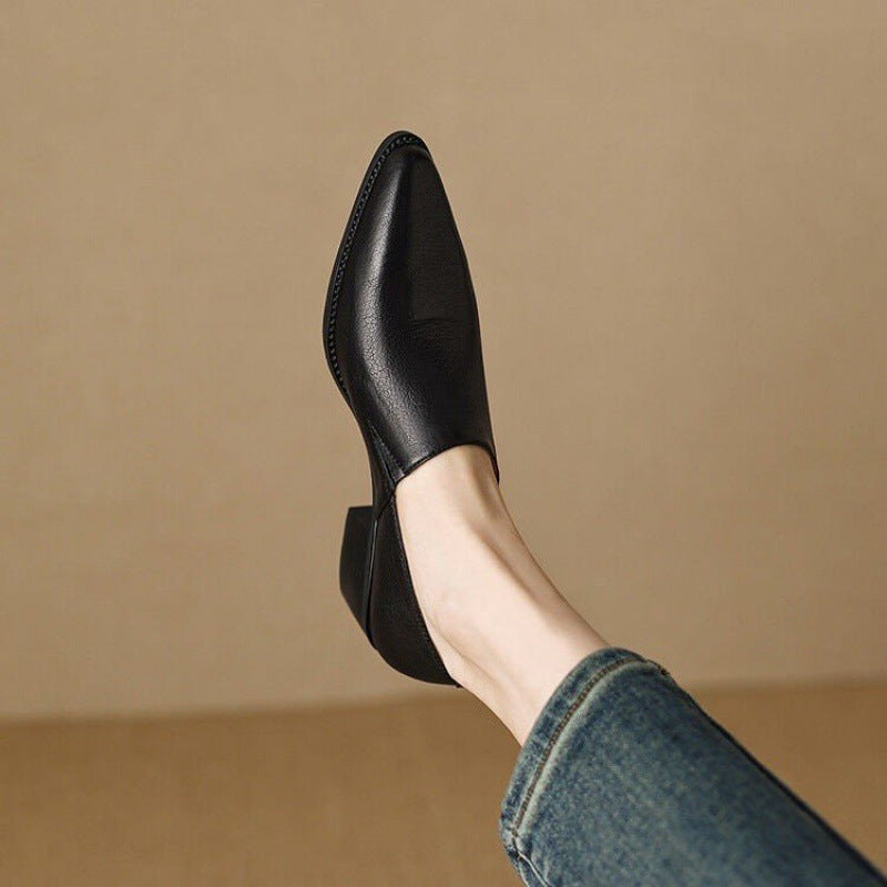 Damen Klassische Slingpumps mit elegantem spitzen Design EB